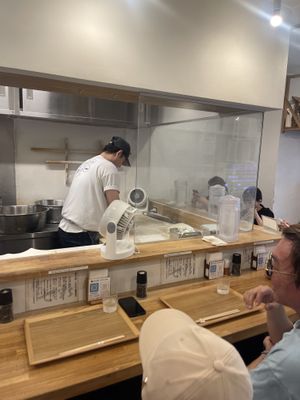   at Menya Shichisai in Tokyo