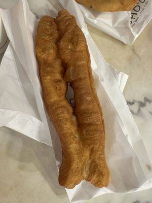 You Tiao (fried fritter )  at Shou Yi Fried Fritters in Central Singapore