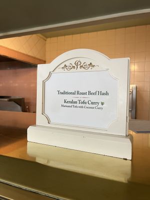 Tofu Curry… yum!  at Walt Disney World - Crystal Palace in Lake Buena Vista