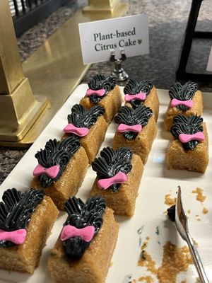 Eeyore-themed citrus cake! So good I had 5!   at Walt Disney World - Crystal Palace in Lake Buena Vista