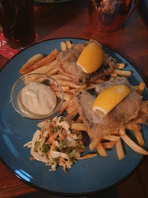 Beer battered tofu wrapped in seaweed! All vegan at The Kings Arms in Nuremberg