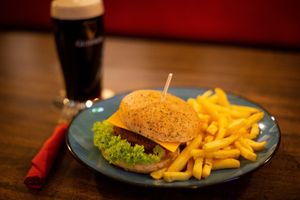 Beyond Meat Burger at The Kings Arms in Nuremberg