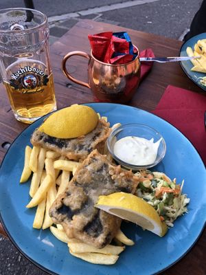 Vegan Fish‘n‘Chips at The Kings Arms in Nuremberg