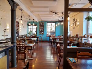 Interior at SimSim in Zurich