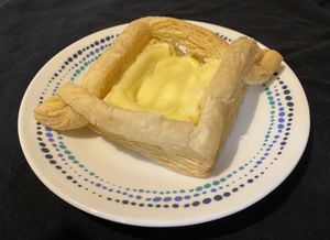 Pastry with custard  at IBUN Bakery and Cafe in Houston