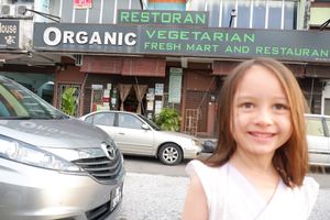 Shop Front. at Organic Freshmart and Restaurant in Subang Jaya