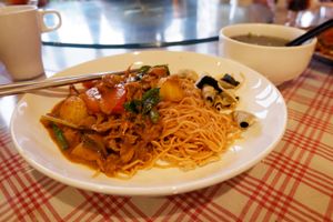 Rendang Noodles. at Organic Freshmart and Restaurant in Subang Jaya