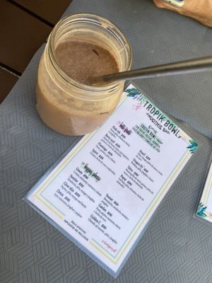 Amazing smoothies 🤩🤩 #Veganuary at Tropic Bowl in Las Terrenas