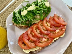 Love it so simple and healthy   at Tropic Bowl in Las Terrenas