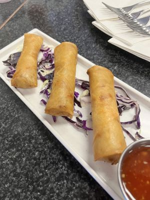 Fried veggie spring rolls  at Thian's Thai Fusion in Ocean Shores