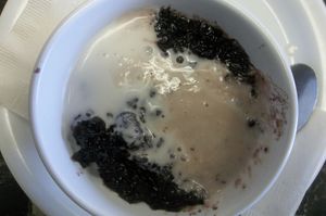 sticky rice dessert at Thian's Thai Fusion in Ocean Shores