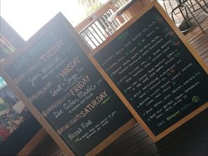 Menu 27JAN22  at Lagoonies Bistro & Bar in Cole Bay