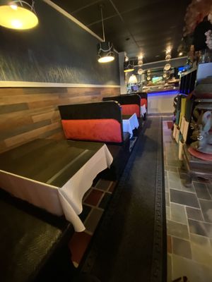 Booths  at Ying's in Hyannis