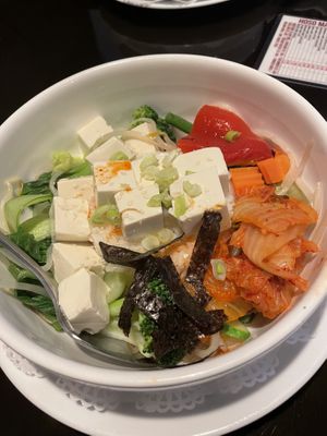 Tofu bibimbap  at Ying's in Hyannis