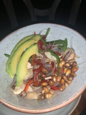 Mushroom Ceviche  at Hamachi in Cartagena