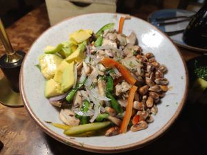 Mushroom ceviche at Hamachi in Cartagena