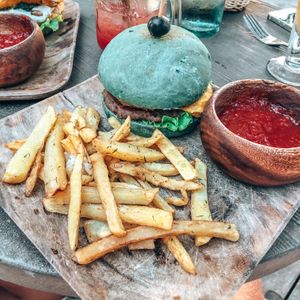 Sloppy Josè Burger at Shaka - Lio Beach in El Nido