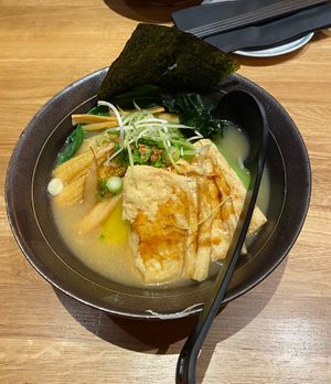 Vegan tofu miso ramen😍  at Takumi in Rotterdam