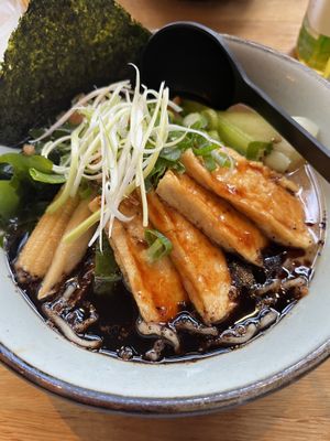 tofu black garlic ramen  at Takumi in Rotterdam