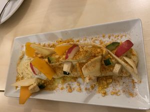 Hummus at Kriti in Barcelona