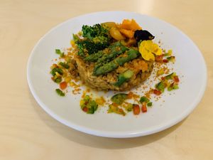 Rissotto de verduras  at Kriti in Barcelona