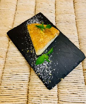 pastel de limon y menta  at Kriti in Barcelona