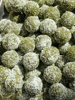 Vegan Matcha Bounty  at Matcha Gracias in Barcelona