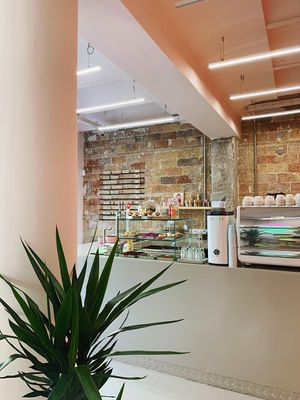 interior at Matcha Gracias in Barcelona