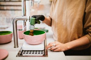 Process  at Matcha Gracias in Barcelona