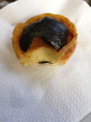 Pastel de Nata vegan 😍 at Vegan Box in Faro