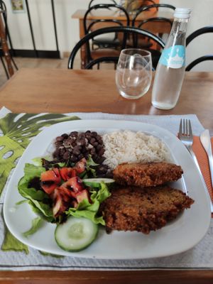 Today's Lunch at Vegan Box in Faro