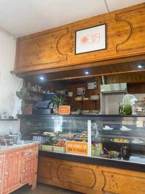 The takeaway food selection 
 at Vegan Box in Faro