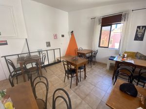 Upstairs sitting area  at Vegan Box in Faro