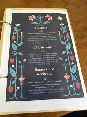 Menu   at Vegan Box in Faro