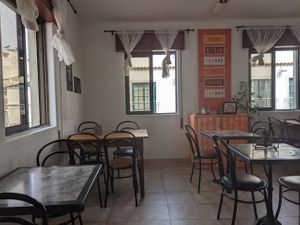 upstairs seating at Vegan Box in Faro