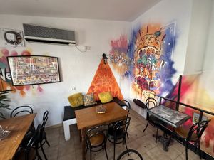 Love the new wall art (done by one of the owners I think)   at Vegan Box in Faro