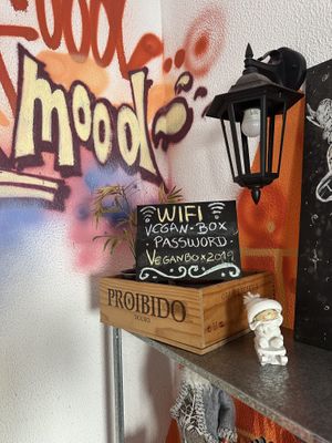 Great place to do some work & eat vegan   at Vegan Box in Faro