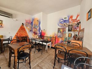 Upstairs at Vegan Box in Faro