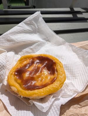 Pastel de nata ❤️ at Vegan Box in Faro