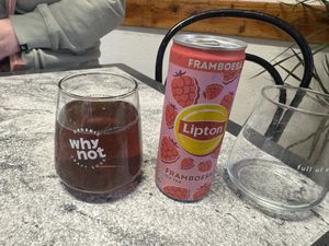 Iced tea  at Vegan Box in Faro