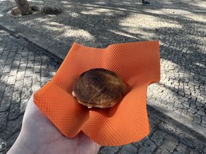 Meant to be a veg pie...  at Vegan Box in Faro