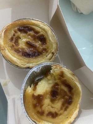 Vegan Pastel de nata!  at Vegan Box in Faro