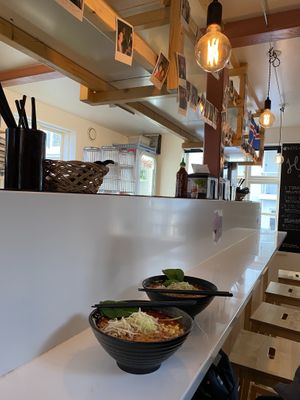 Counter style at Hi Noodle in Reykjavik