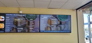Full menu at Saivam in Anaheim