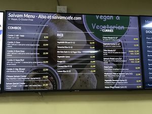 Menu 1   at Saivam in Anaheim