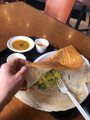 Inside Dosa at Saivam in Anaheim