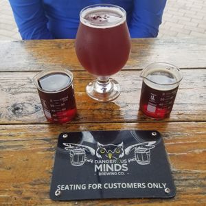 Beers at Dangerous Minds Brewing Co in Pompano Beach