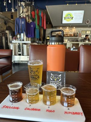 Beers   at Dangerous Minds Brewing Co in Pompano Beach