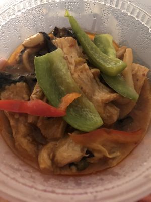 Vegan fish  at Amitabha Vegan in Fresh Meadows