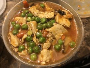 Ma po tofu at Amitabha Vegan in Fresh Meadows